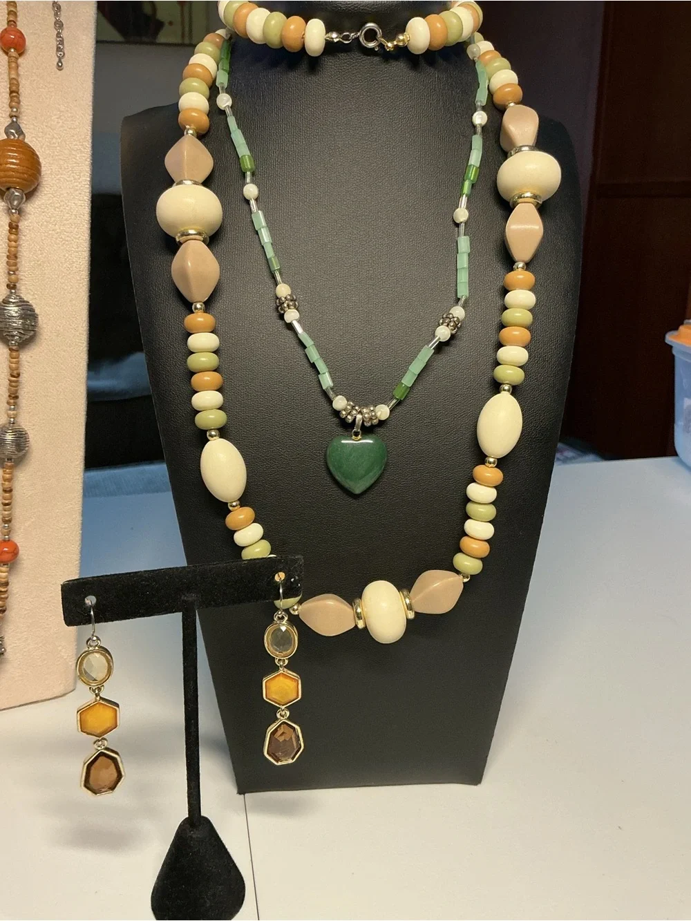 Ink and Alloy and Others Beaded Necklace Set